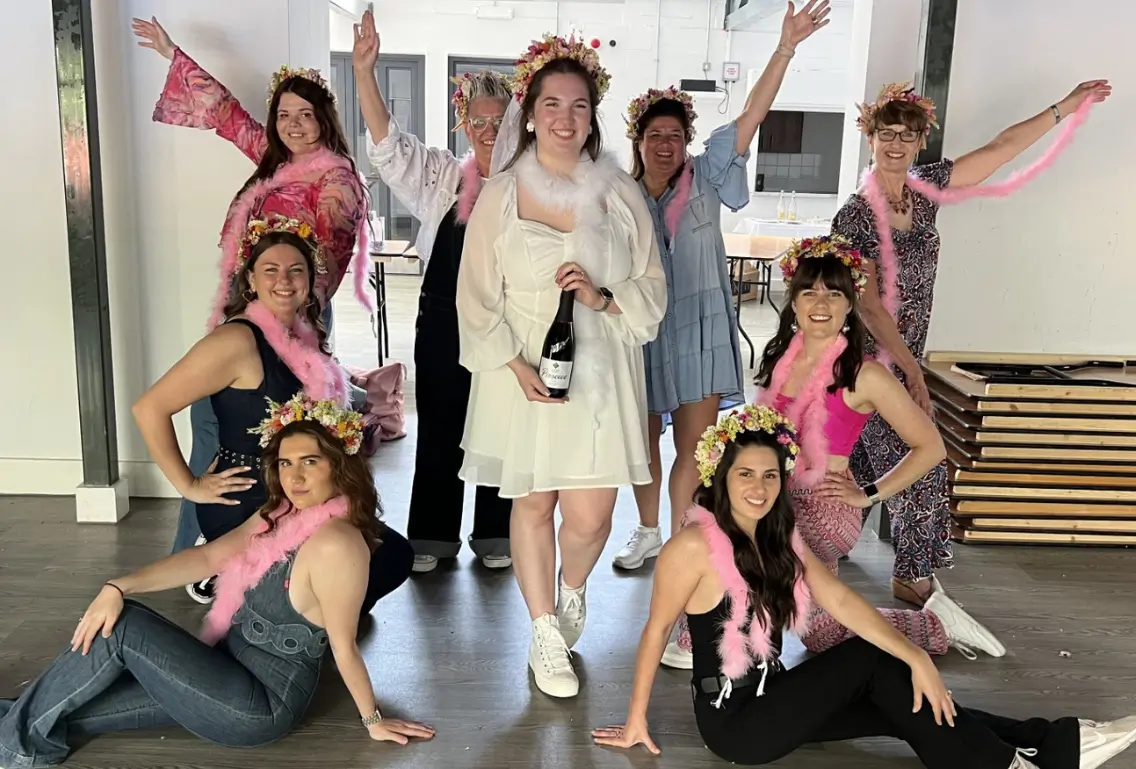 Taylor swift hen ladies dance class