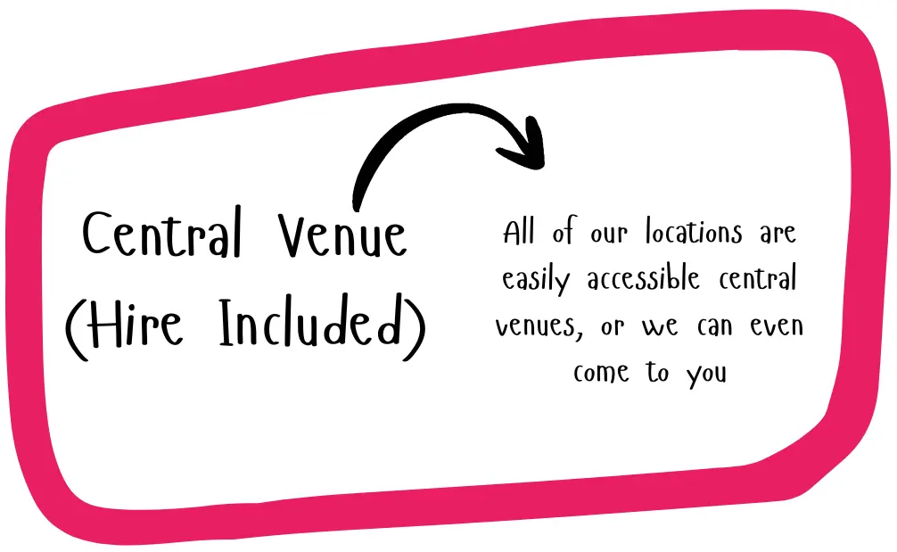 central venue (hire included)